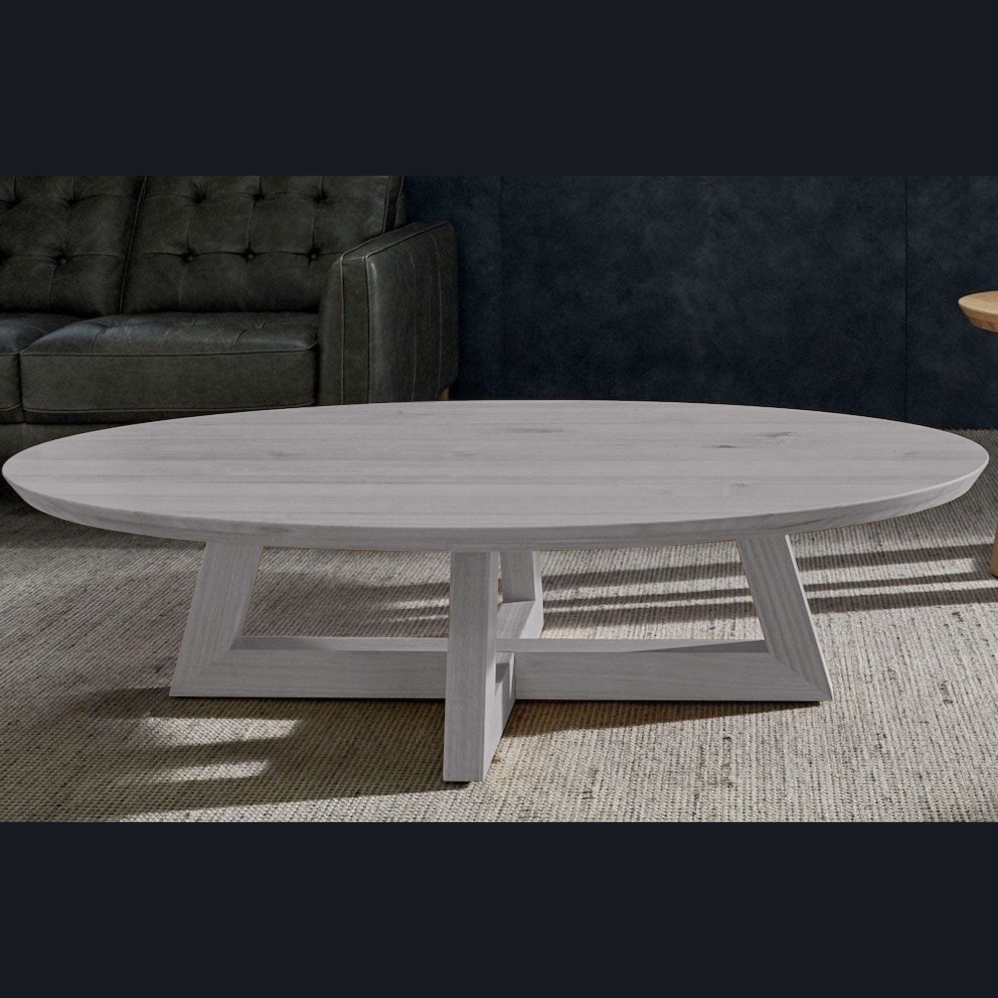 Detalle de cubierta de lenga mesa Gaia, acabado natural | Greenwoods